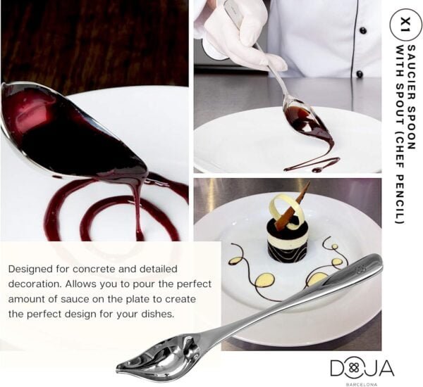 Kit Emplatado Chef DOJA Barcelona | 7 Utensilios Cocina Profesional en Cobre