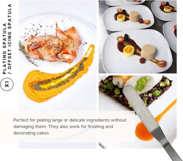 Kit Emplatado Chef DOJA Barcelona | 7 Utensilios Cocina Profesional en Cobre