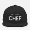 Gorra para Cocineros Snapback I'm a Proud Chef Negro