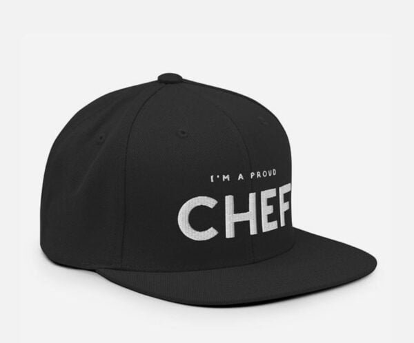 Gorra para Cocineros Snapback Im a Proud Chef Negro
