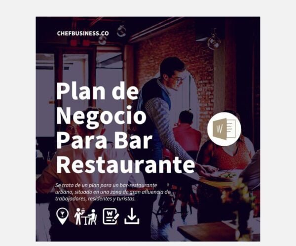 Plan de Negocio para Bar Restaurante - Chefbusiness.co