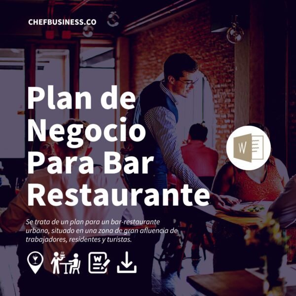 Plan de Negocio para Bar Restaurante - Chefbusiness.co