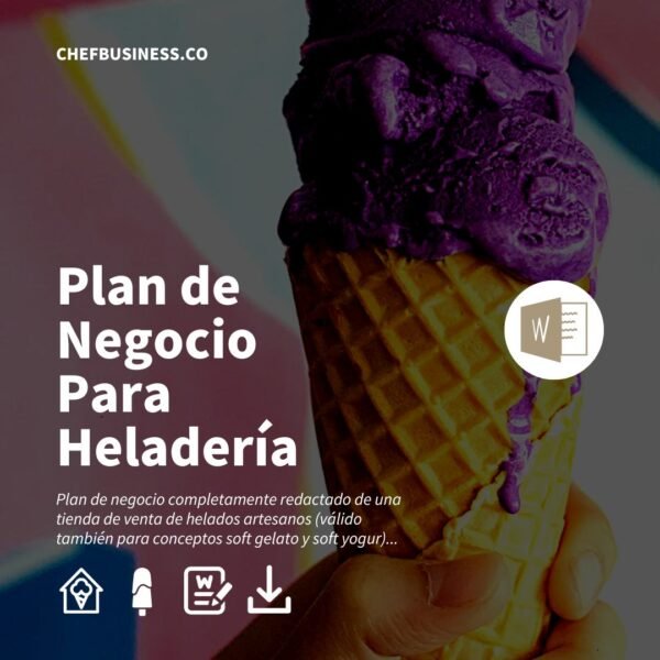 plan de negocio para heladería - chefbusiness
