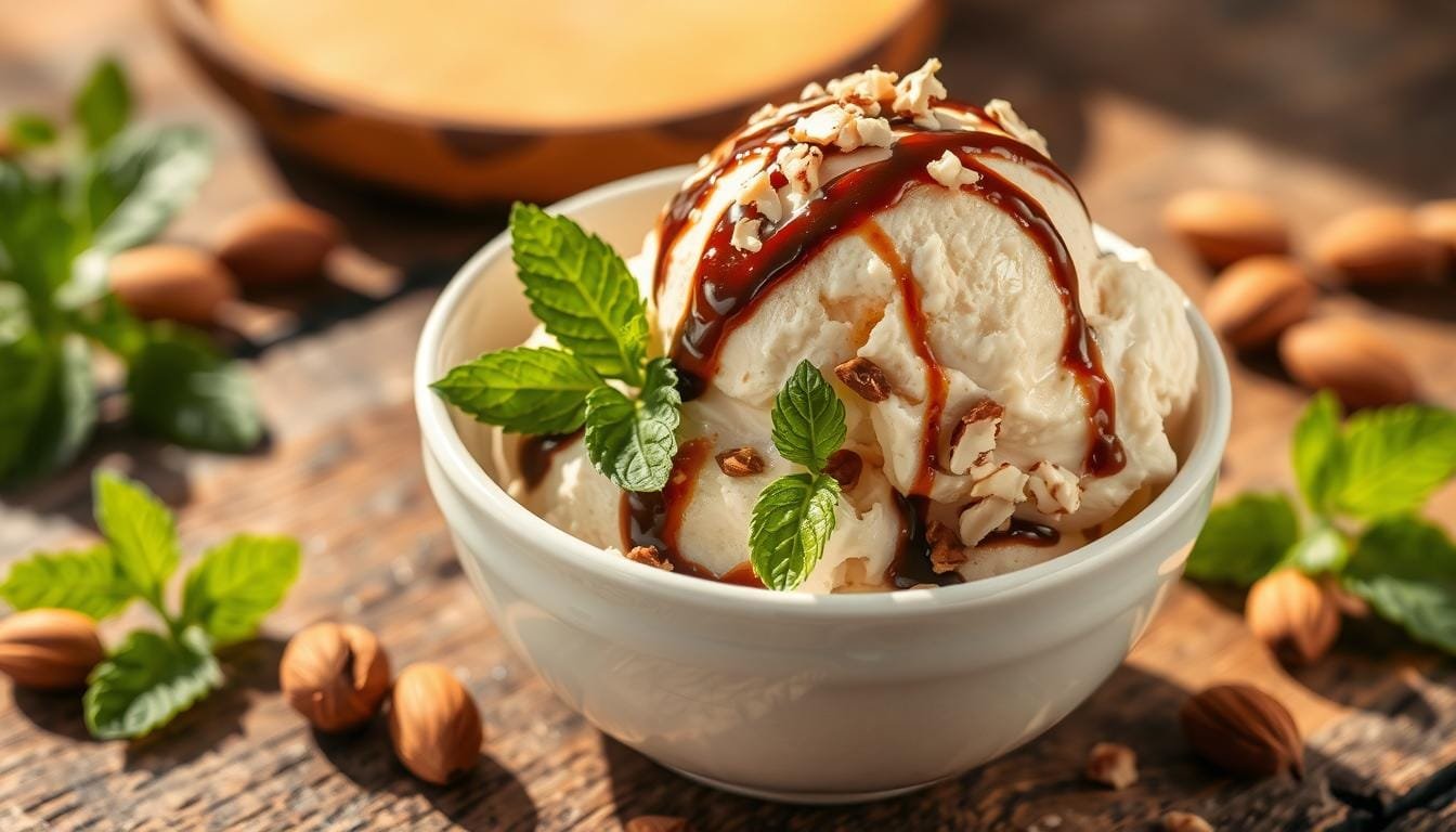 Helado de Amaretto Helado de Amaretto