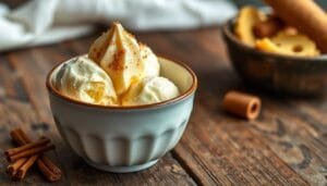 Helado de crema catalana