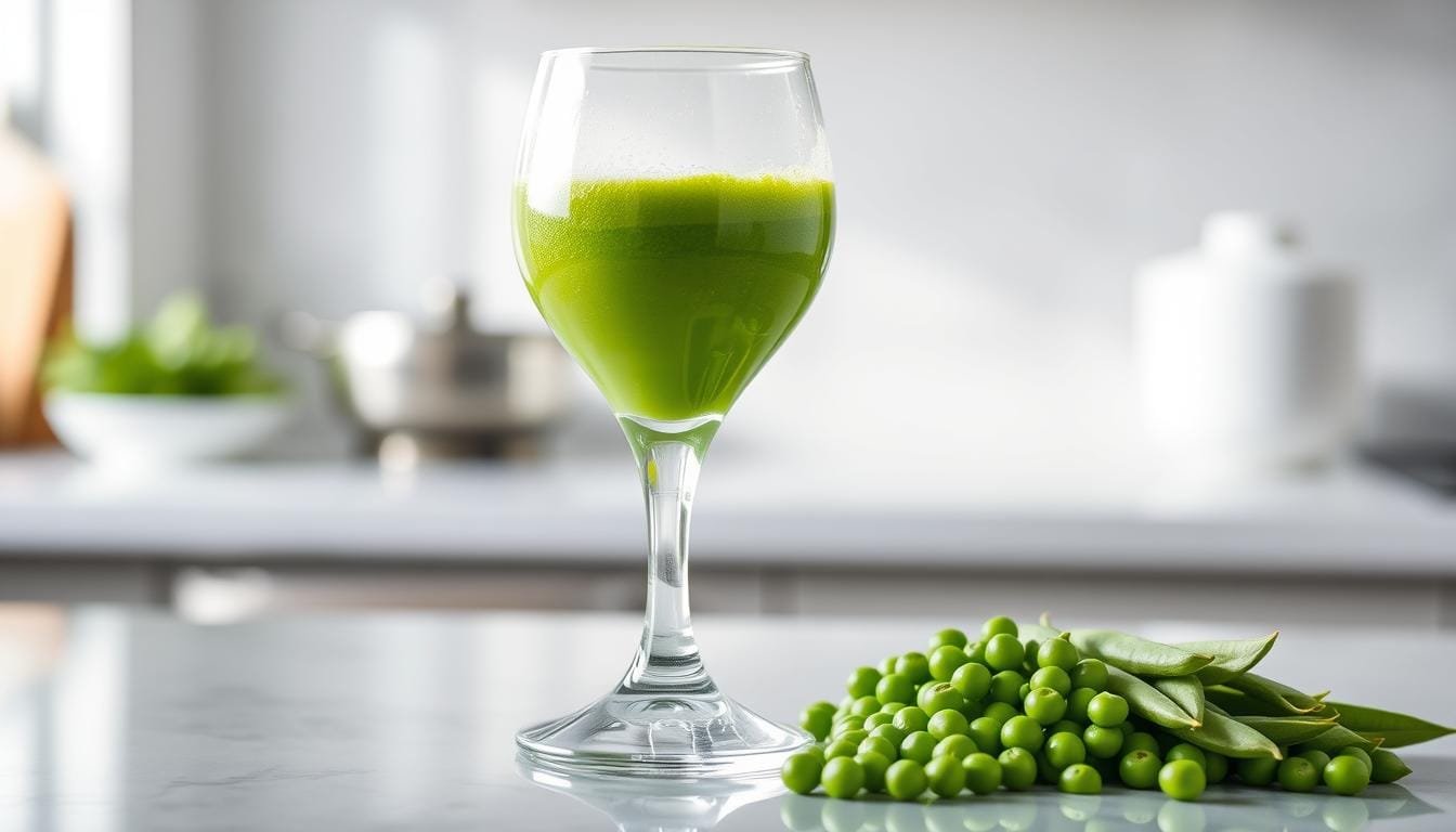 Aprende como hacer una espuma de guisantes