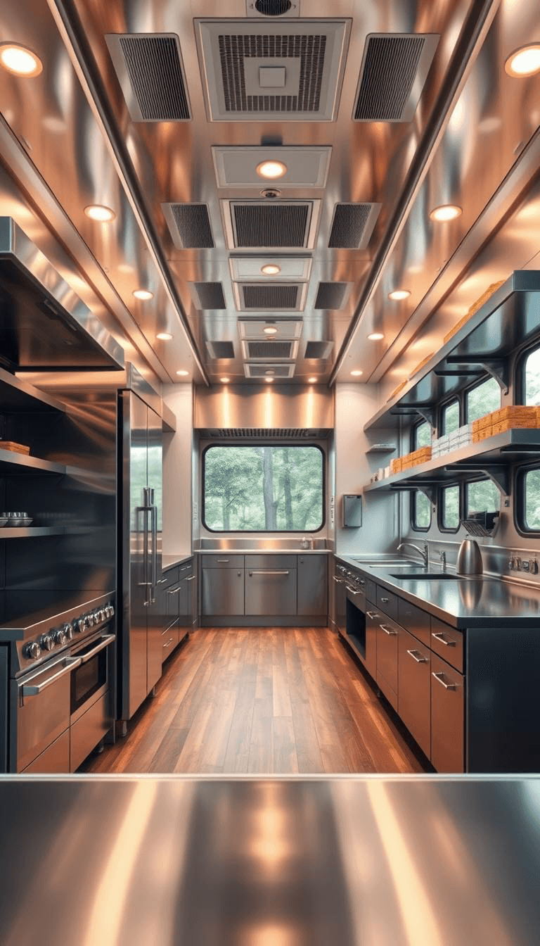 diseño interno de food trucks