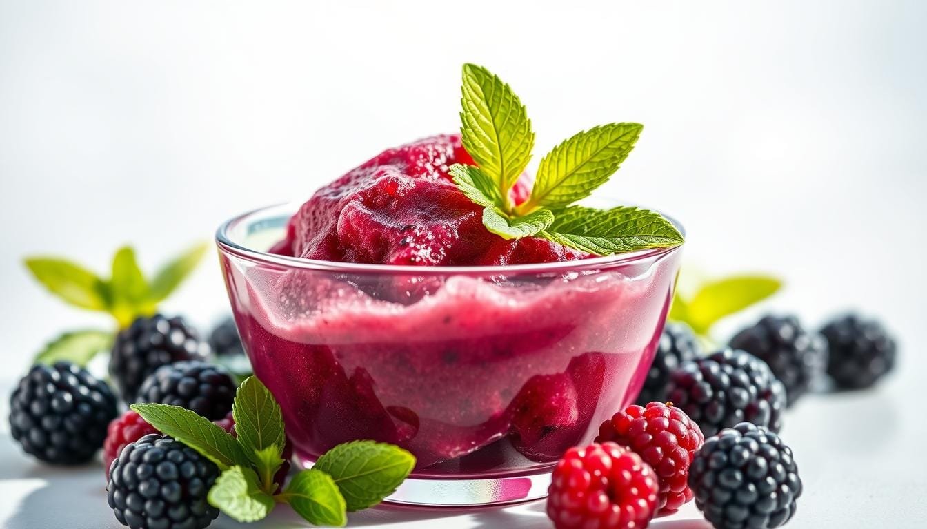 Receta de Sorbete de Mora