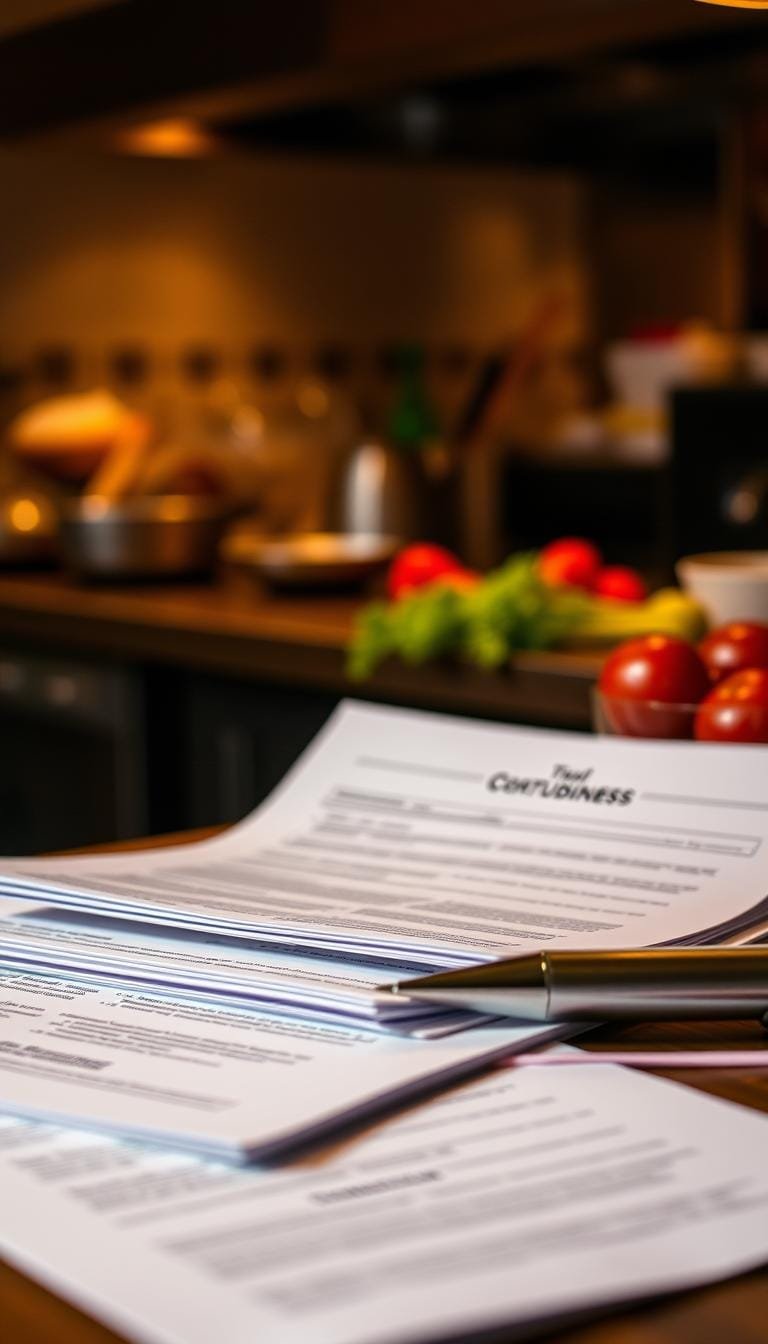 Trámites administrativos para restaurante