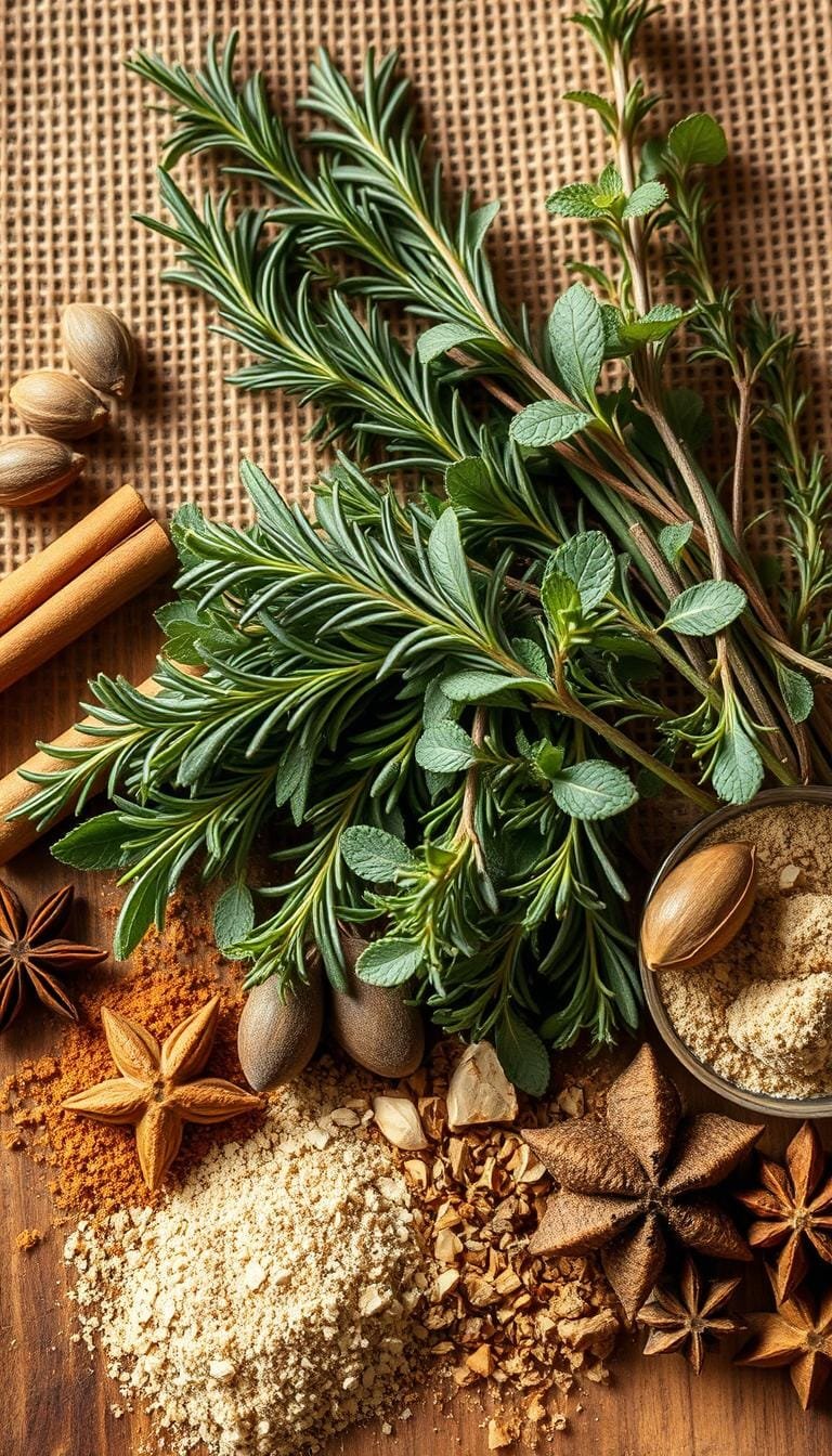 especias aromáticas para helado artesanal