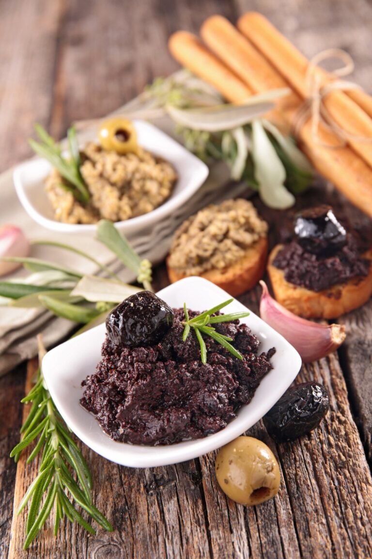 Receta de tapenade de aceitunas negras