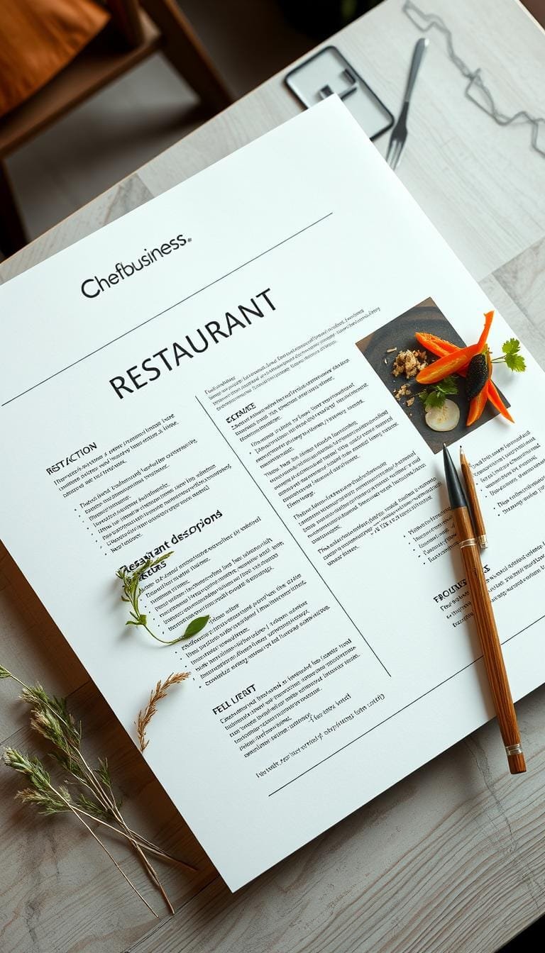Plan de negocio para restaurante en Los Cristianos