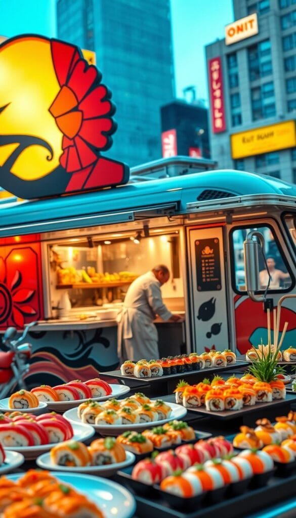 Guía para abrir un food truck de sushi fusión exitoso