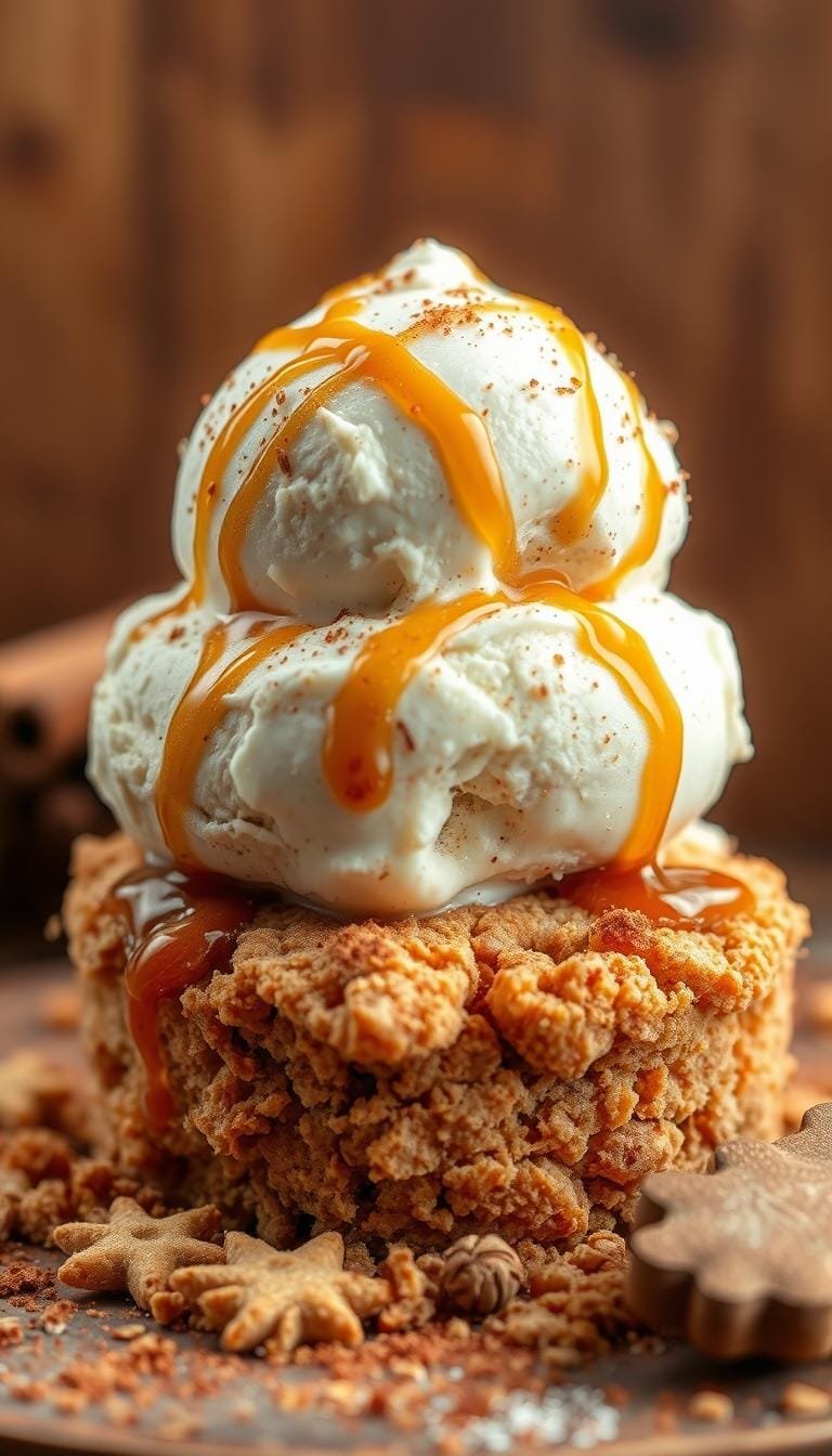 Receta de Helado de Pan de Especias