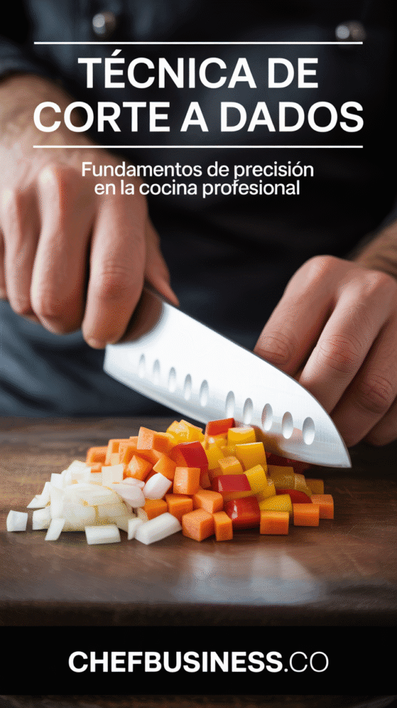Técnica de corte a dados - Chefbusiness.co