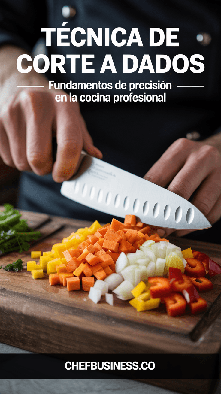 Técnica de corte a dados - Chefbusiness.co