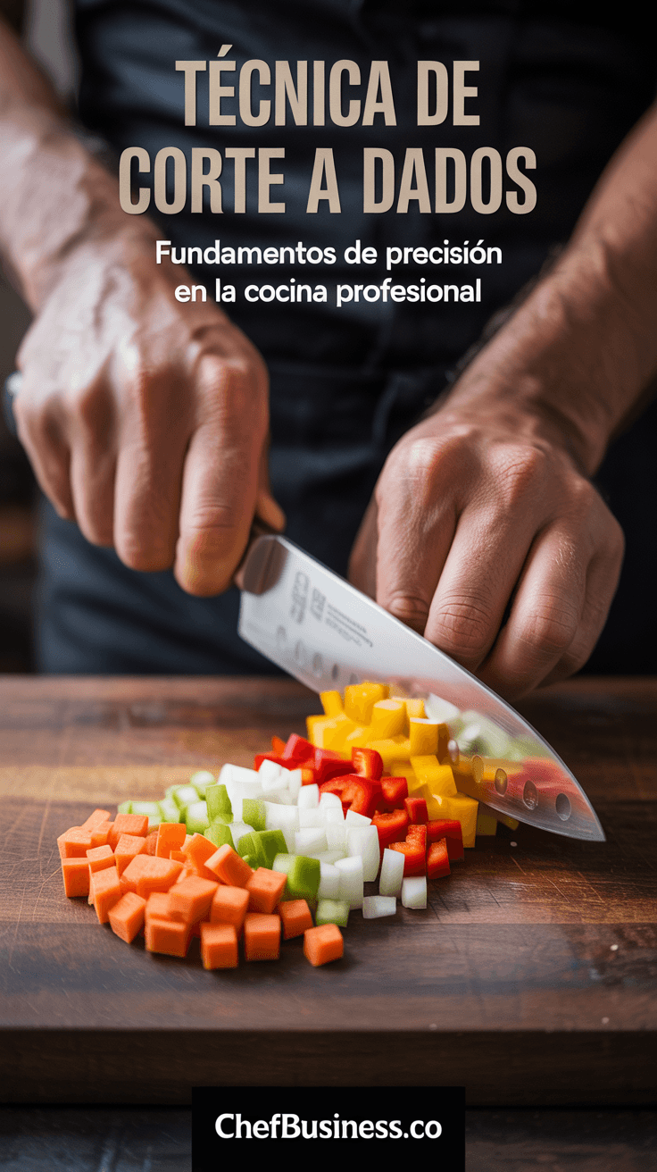 Técnica de corte a dados - Chefbusiness.co