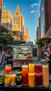 Guía para abrir un food truck de bebidas funcionales exitoso