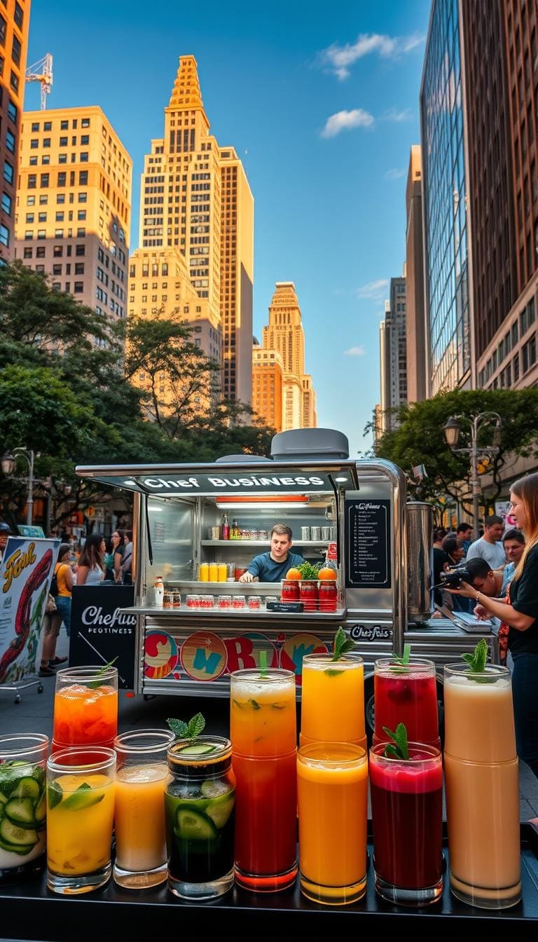 Guía para abrir un food truck de bebidas funcionales exitoso