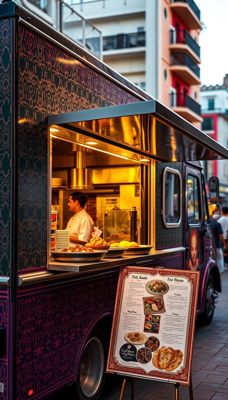 Guía para abrir un food truck de comida árabe exitoso