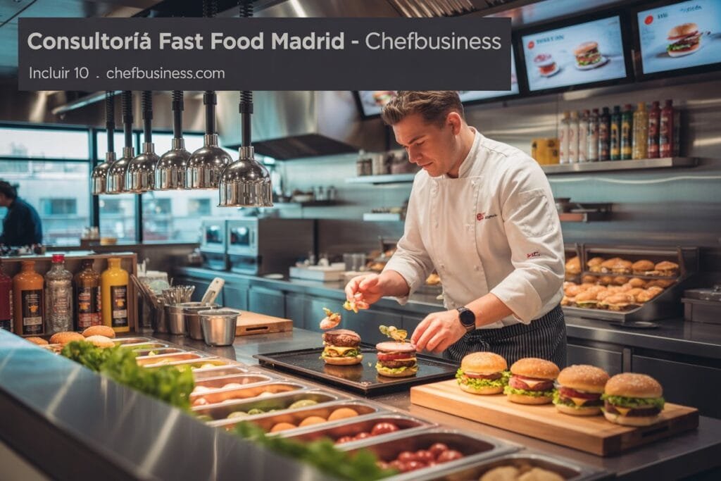 Consultor para Restaurantes de Comida Rápida en Madrid: Especialización Fast Food
