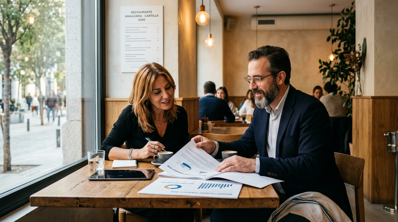 diseño carta menú restaurante guía profesional restaurante Madrid