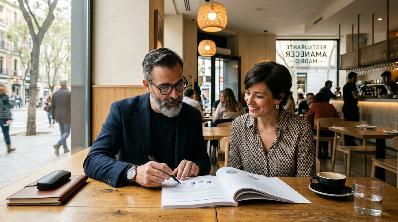 cómo abrir cafetería rentable España restaurante Madrid