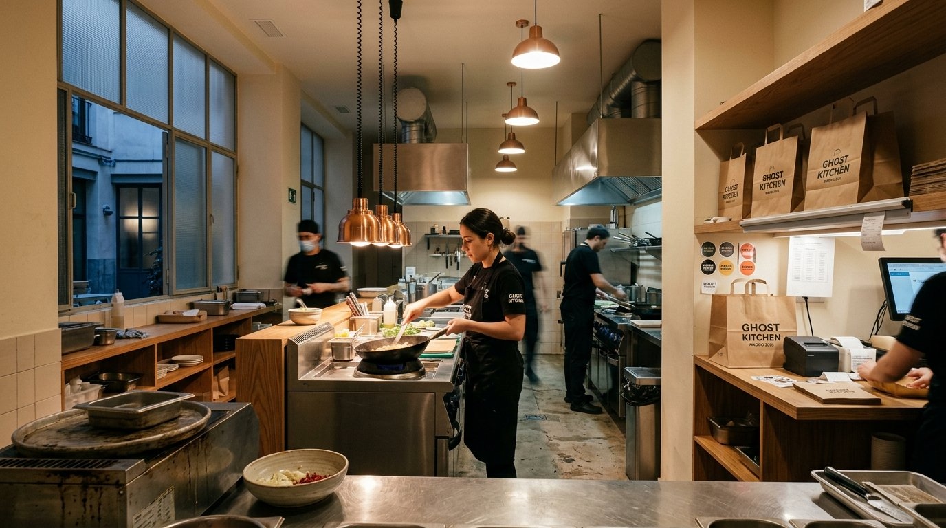 dark kitchen — Dark Kitchen: Qué Es, Cómo Montar una Cocina Fantasma y Cuánto Cuesta