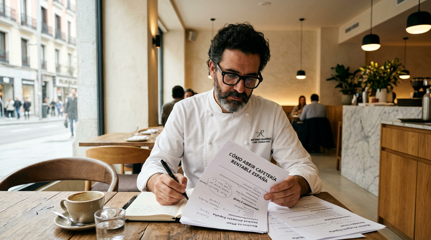 cómo abrir cafetería rentable España — Cómo Abrir una Cafetería Rentable en España: Guía Paso a Paso 2026