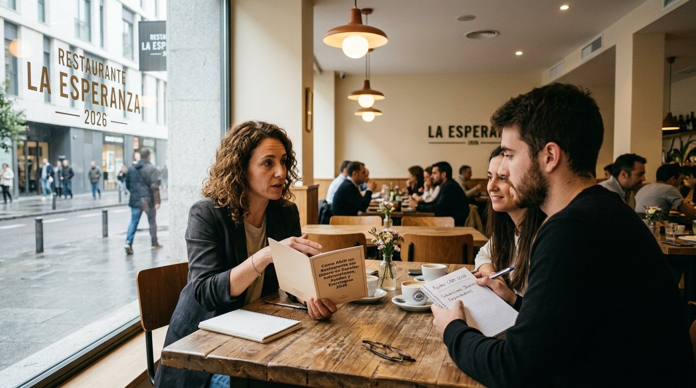 Cómo Abrir un Restaurante sin Dinero en España: Subvenciones, Ayudas y Estrategias 2026 — ChefBusiness consultoría gastronómica