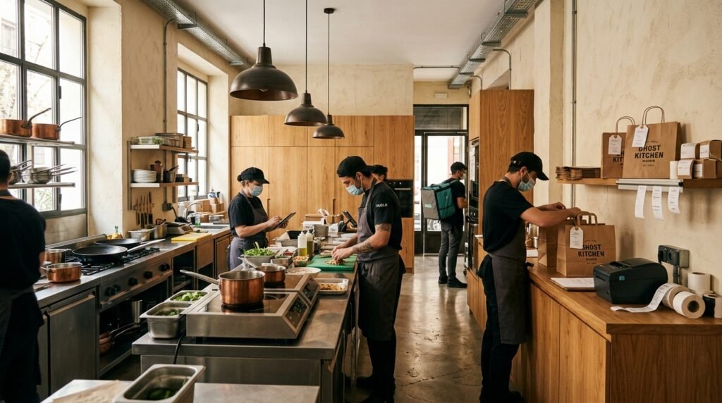 Cómo Montar una Dark Kitchen (Cocina Fantasma) en España 2026 — ChefBusiness consultoría gastronómica