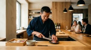 omakase kaiten sushi tradicional formatos — Omakase, Kaiten o Sushi Tradicional: Qué Formato de Sushi Bar Elegir en 2026
