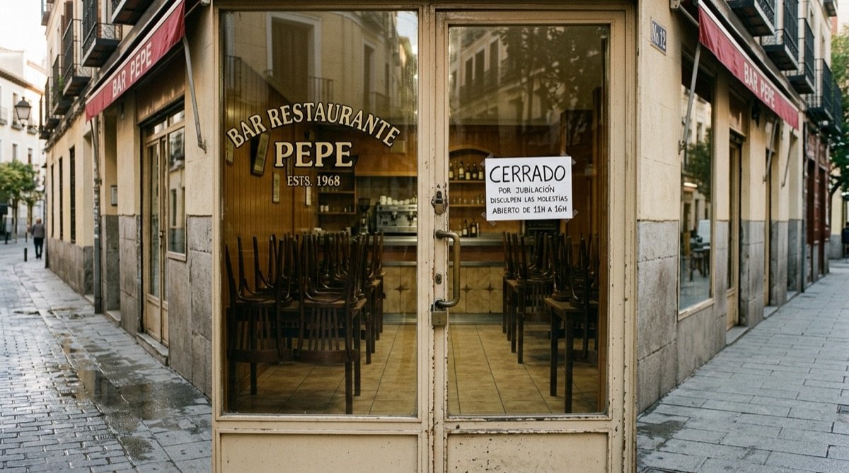 Bar de barrio en Madrid cerrado al público tras una inspección por incumplimiento del bloque de descanso 12+48 horas